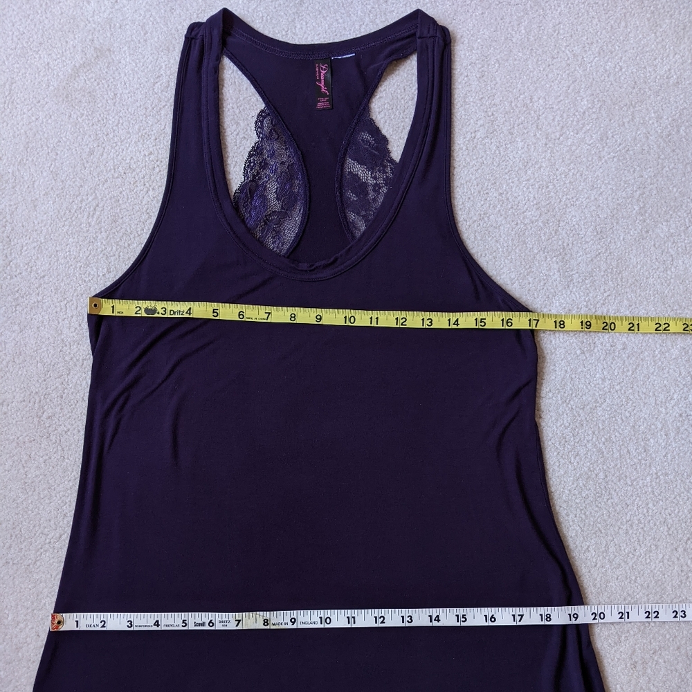 Dreamgirl purple lace whimsygoth nightgown size large - Picture 6 of 8